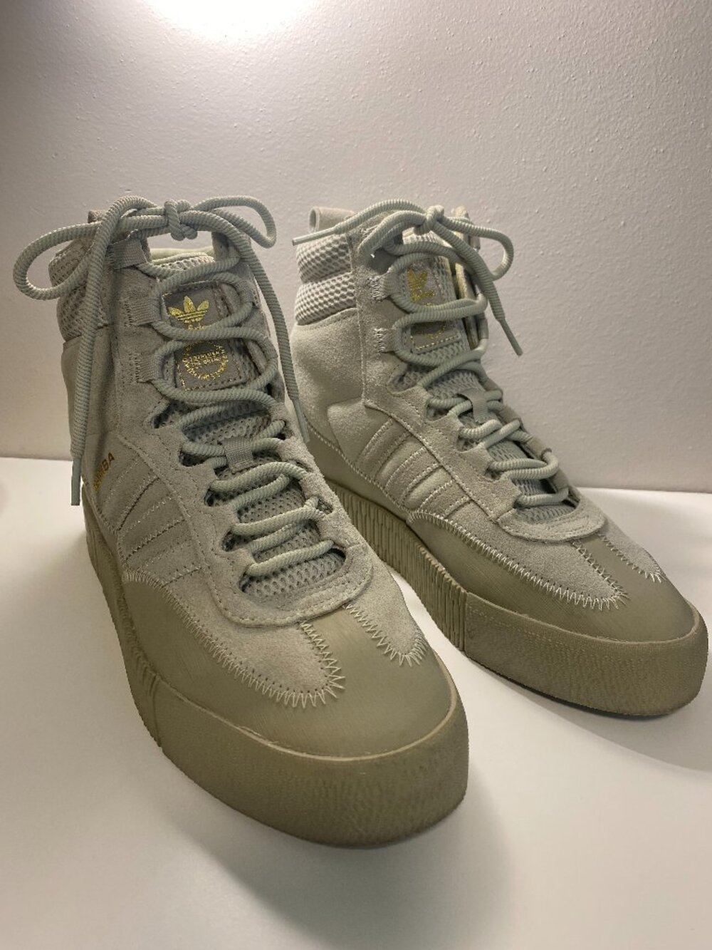 Adidas Samba Halo Green Boot Sneakers Women size 8